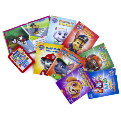 Nickelodeon PAW Patrol: Electronic Reader and 8-Book Library Sound Book Set Contents 2