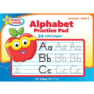 Active Minds Alphabet Practice Pad Sequoia Children's Publishing Activity Book