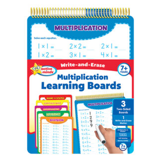 Active Minds Write-and-Erase Multiplication Learning Boards Sequoia Children's Publishing Activity Book