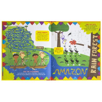 Adventure Activity Book Sequoia Children's Publishing Puzzle and Maze Book