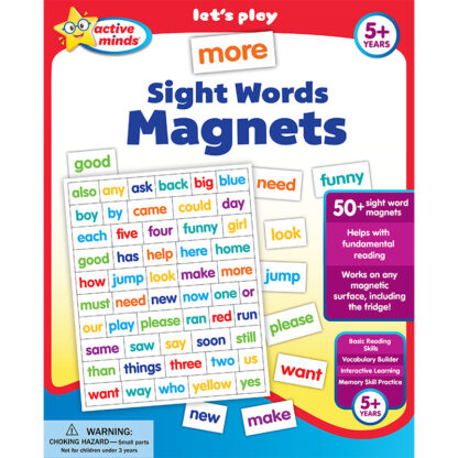 Active Minds More Sight Words Magnets Sequoia Children's Publishing Activity Book