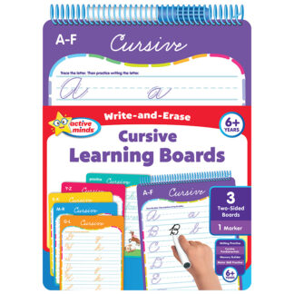 Active Minds Write-and-Erase Cursive Learning Boards Sequoia Children's Publishing Activity Sheet