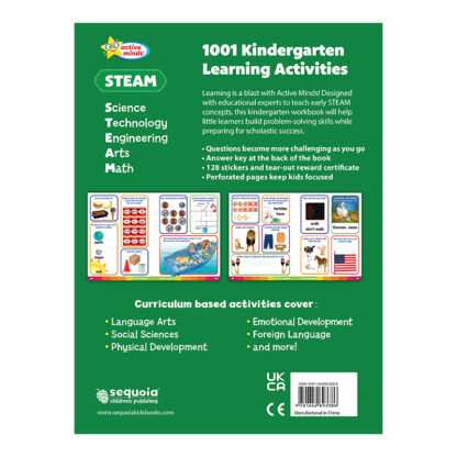 Active Minds 1001 Kindergarten Learning Activities Sequoia Children's Publishing Activity Sheet