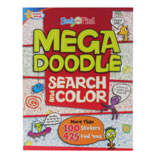 Active Minds Mega Doodle Search and Color Seek and Find Activity Book Sequoia Children's Publishing
