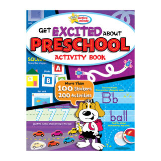 Active Minds Get Excited About Preschool Activity Book with Stickes Sequoia Children's Publishing