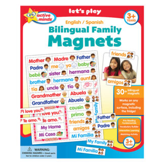 Active Minds English/Spanish Bilingual Family Magnets Sequoia Children's Publishing Activity Sheet