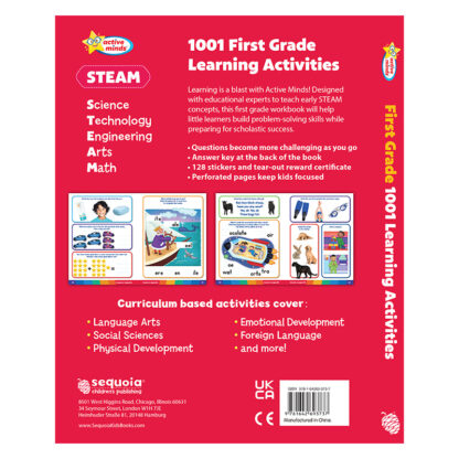 Active Minds 1001 First Grade Learning Activities Sequoia Children's Publishing Book