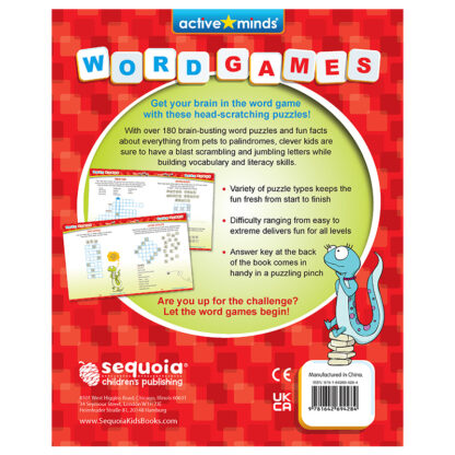 Active Minds Word Games Sequoia Children's Publishing Book
