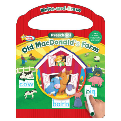 Active Minds Write-and-Erase Preschool Old MacDonald's Farm Sequoia Children's Publishing Book