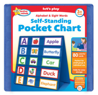 Active Minds - Alphabet & Sight Words Self-Standing Pocket Chart Sequoia Children's Publishing Books