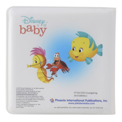 Disney Baby: Splishy Fishy! Little Mermaid, Moana, and Finding Nemo Children's Waterproof Bath Book