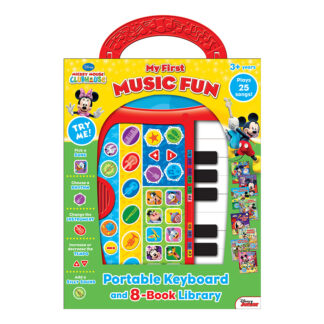 Disney Junior Mickey Mouse Clubhouse: My First Music Fun Portable Keyboard and 8-Book Library Sound Book Set