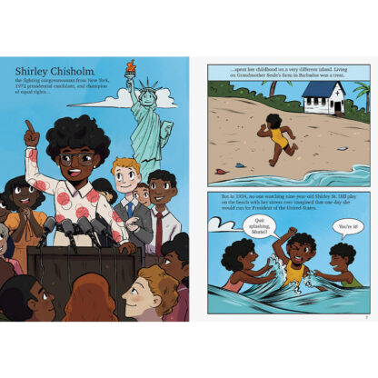 It's Her Story Shirley Chisholm A Graphic Novel Sunbird Children's Book