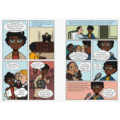 It's Her Story Shirley Chisholm A Graphic Novel Sunbird Children's Book