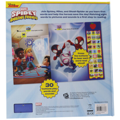 Disney Junior Marvel Spidey and His Amazing Friends: First Words Sound Book PI Kids