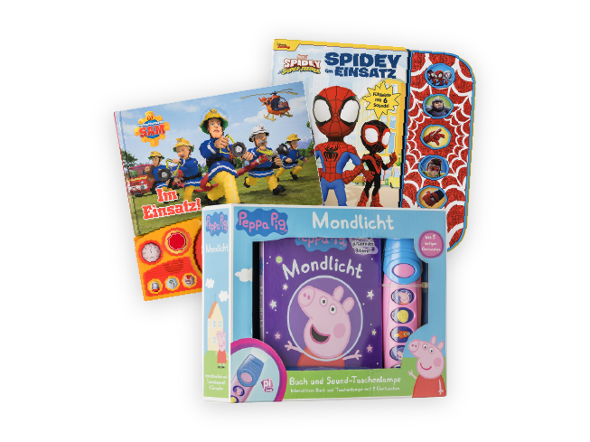 PI Kids germany imprint of children's books with popular brands and characters
