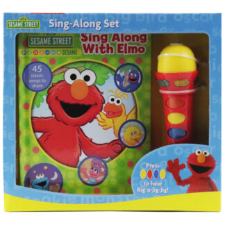 Sesame Street: Sing Along with Elmo! Light Up Microphone and Songbook Sound Book Set