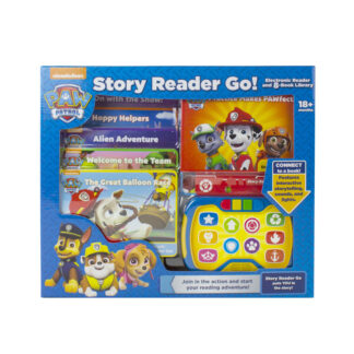 Nickelodeon PAW Patrol: Story Reader Go! Electronic Reader and 8-Book Library Sound Book Set PI Kids