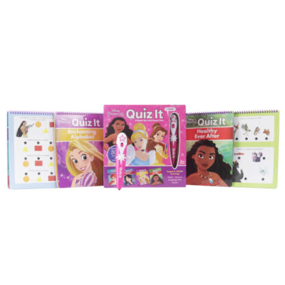 Disney Princess: Quiz It 4-Book Set and Smart Pen PI Kids