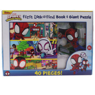 Disney Junior Marvel Spidey and His Amazing Friends: First Look and Find Book & Giant Puzzle PI Kids