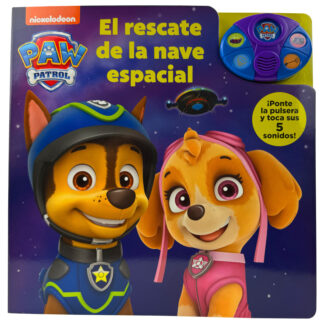 Nickelodeon PAW Patrol: Elrescante de la nave espacial ¡Ponte la pulsera y toca sus 5 sonidos!