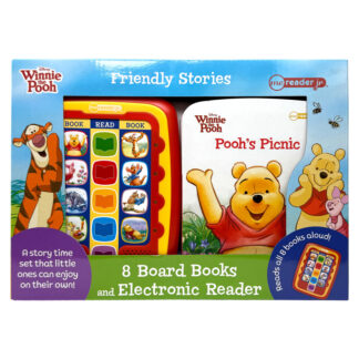 Disney Winnie the Pooh Friendly Stories: Me Reader Jr 8 Board Books and Electronic Reader Sound Book Set PI Kids
